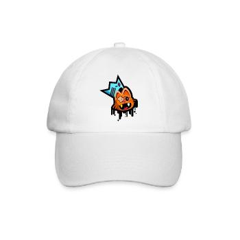 Wildkatze - Baseballkappe - Weiß/Weiß - Vorne