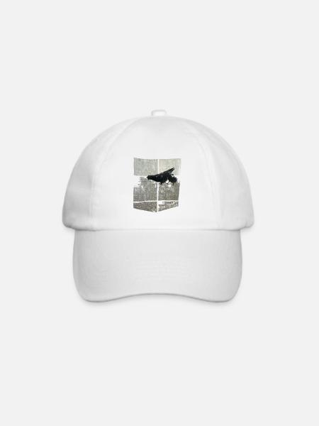 Tauben - Baseballkappe - Weiß/Weiß
