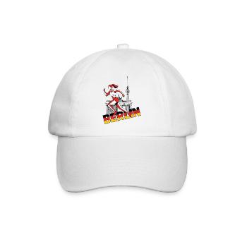 Berliner Sprint-Läuferin - Baseballkappe - Weiß/Weiß - Vorne