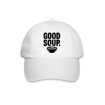 Good Soup Meme Spruch Für Foodies - Baseballkappe - Weiß/Weiß - Vorne