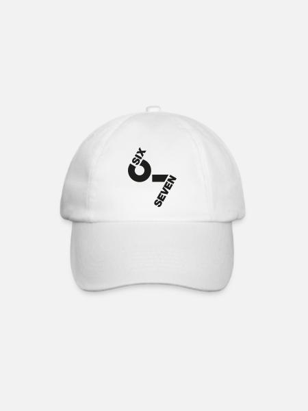 SixSeven 67 - Baseballkappe - Weiß/Weiß