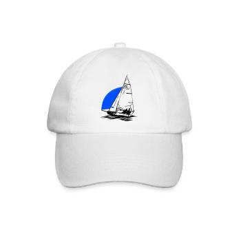 RS Feva XL Segelboot Jugend Segeln Jolle Regatta - Baseballkappe - Weiß/Weiß - Vorne