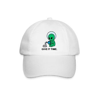 Interstellare Geduld - Baseballkappe - Weiß/Weiß - Vorne