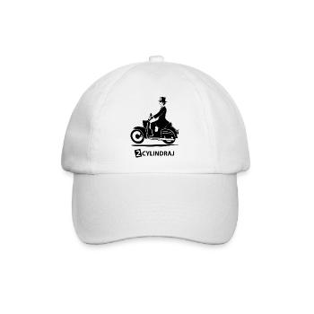 2 CYLINDRAJ - black - - Baseballkappe - Weiß/Weiß - Vorne