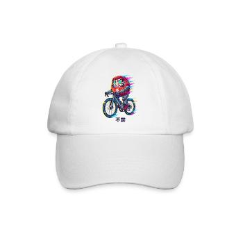 Daruma Radfahrer-Neonsprint - Baseballkappe - Weiß/Weiß - Vorne