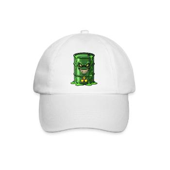 Grimmiges Giftfass - Baseballkappe - Weiß/Weiß - Vorne