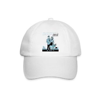 Couple Vieillir Ensemble Vin Humour - Baseballkappe - Weiß/Weiß - Vorne