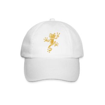 Laubfrosch - Baseballkappe - Weiß/Weiß - Vorne