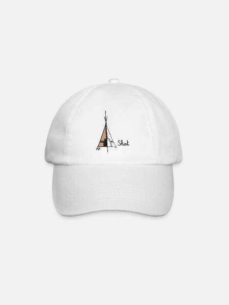 Tipi-Shirt - Baseballkappe - Weiß/Weiß