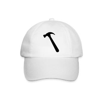 Hammer - Baseballkappe - Weiß/Weiß - Vorne