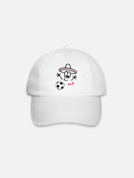 Sombrero Fußball - Baseballkappe - Weiß/Weiß