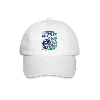 Concarneau Filet Foot - Baseballkappe - Weiß/Weiß - Vorne