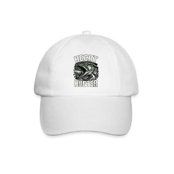Hecht Jäger - Baseballkappe - Weiß/Weiß - Vorne