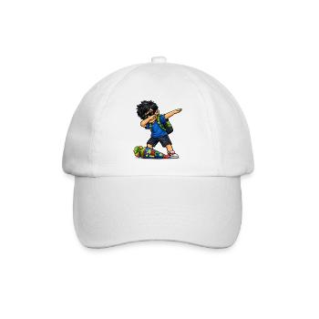 Dabbing ABC-Schütze schwarze Haare - Baseballkappe - Weiß/Weiß - Vorne