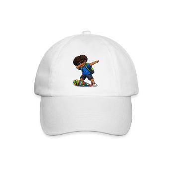 Dabbing ABC-Schütze Afro - Baseballkappe - Weiß/Weiß - Vorne