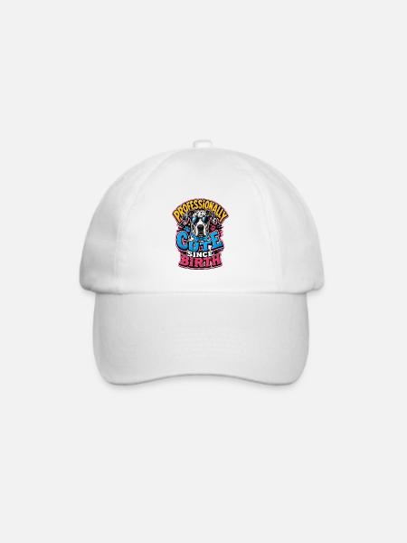 Dalmatiner - Baseballkappe - Weiß/Weiß