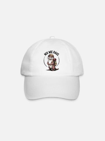Outdoor Otter - Baseballkappe - Weiß/Weiß