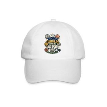 Numismatiker Münzsammler Zubehör Münzsammeln - Baseballkappe - Weiß/Weiß - Vorne