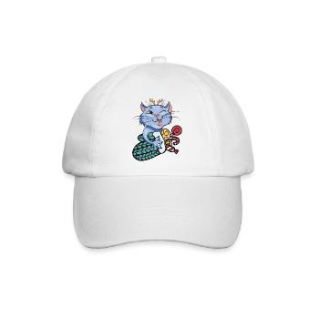 Adventszeit - Baseballkappe - Weiß/Weiß - Vorne