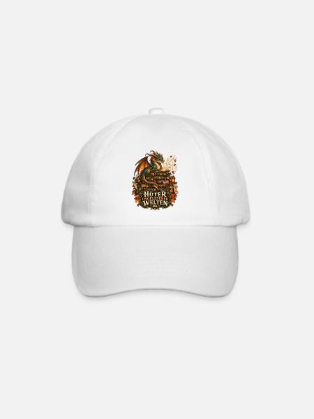 Hüter ungelesener Welten - Baseballkappe - Weiß/Weiß
