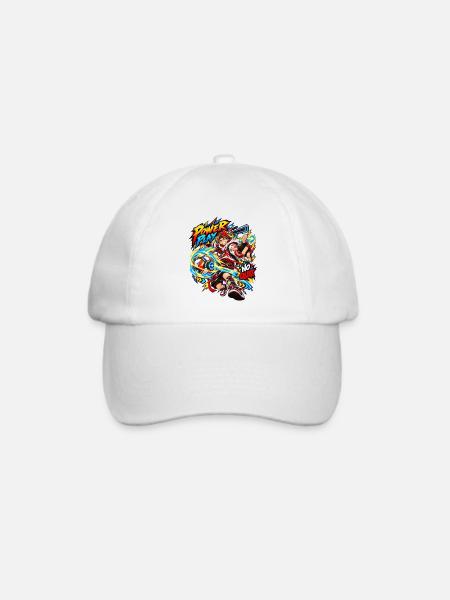 Generisches Gaming× Ball & Ball Sport - Baseballkappe - Weiß/Weiß