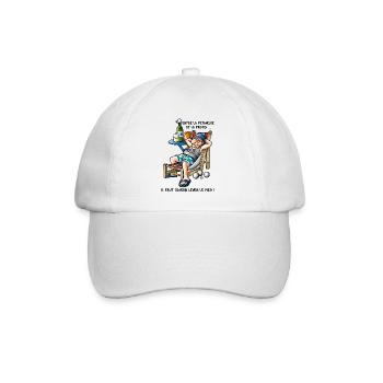 zwischen Schalen - Baseballkappe - Weiß/Weiß - Vorne