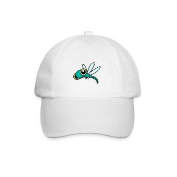 Drachenfliege libelle - Baseballkappe - Weiß/Weiß - Vorne