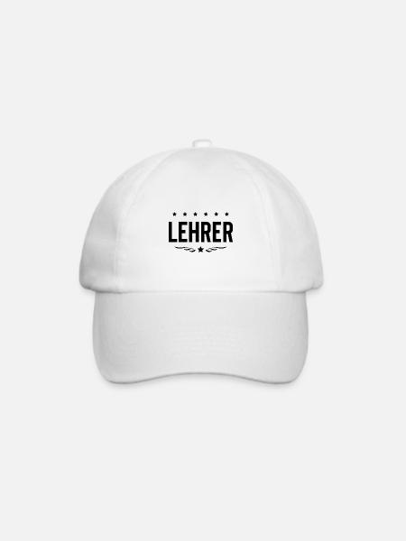 Lehrer Beruf - Baseballkappe - Weiß/Weiß