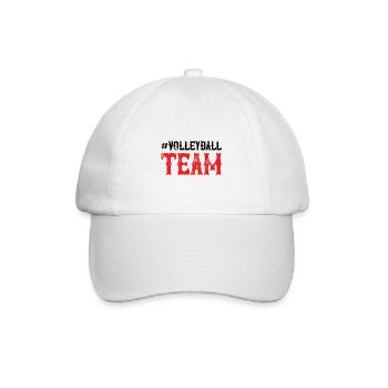 Volleyball Team - Baseballkappe - Weiß/Weiß - Vorne