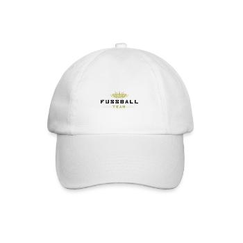 Fussball Team - Baseballkappe - Weiß/Weiß - Vorne