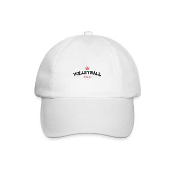 Volleyball Team - Baseballkappe - Weiß/Weiß - Vorne