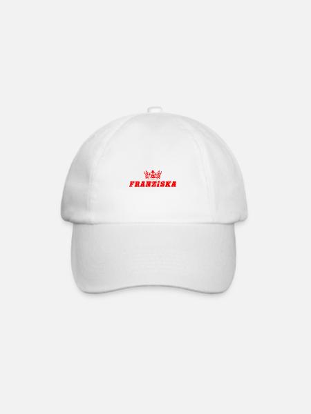 Franziska - Baseballkappe - Weiß/Weiß