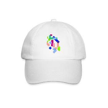 Kunst - Baseballkappe - Weiß/Weiß - Vorne