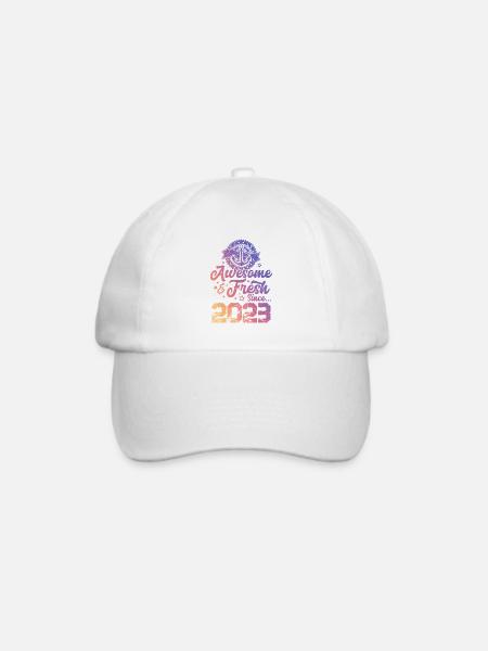 2023 awesome fresh - Baseballkappe - Weiß/Weiß