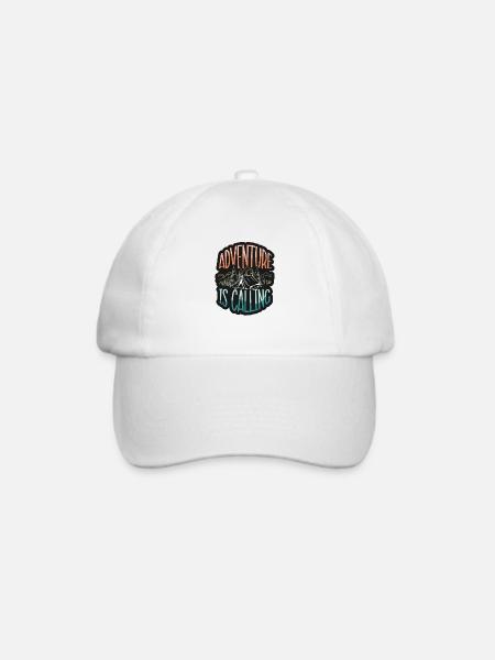 Abenteuer Reisen Präsent Reiseliebhaber - Baseballkappe - Weiß/Weiß
