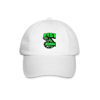 Leguan - Baseballkappe - Weiß/Weiß - Vorne