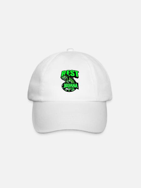 Leguan - Baseballkappe - Weiß/Weiß