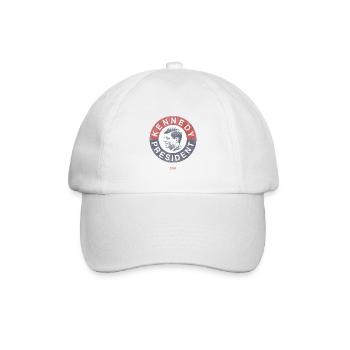 Retro J.F.K John F Kennedy 1960 Presidential - Baseballkappe - Weiß/Weiß - Vorne