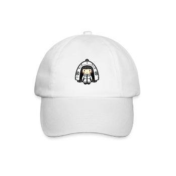 Iglu Eskimo Winter Comic - Baseballkappe - Weiß/Weiß - Vorne