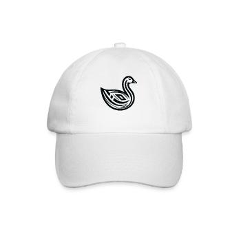 Gans Indianer-Tierkreis - Baseballkappe - Weiß/Weiß - Vorne