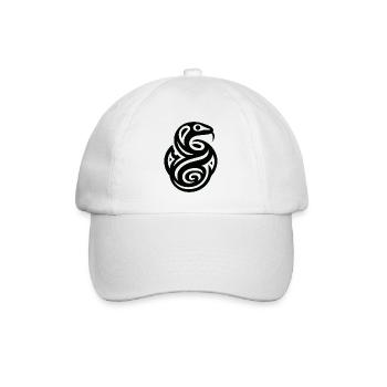 Schlange Indianer Tierkreis - Baseballkappe - Weiß/Weiß - Vorne