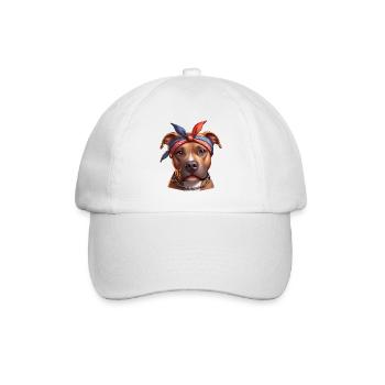 Pitbull Das Modell - Baseballkappe - Weiß/Weiß - Vorne