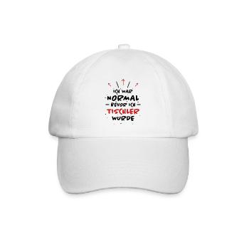 Tischler Spruch Beruf Lustiges Tischler Geschenk - Baseballkappe - Weiß/Weiß - Vorne
