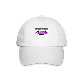 Pflegerin Spruch Pflegekraft Pflegerin Geschenk - Baseballkappe - Weiß/Weiß - Vorne