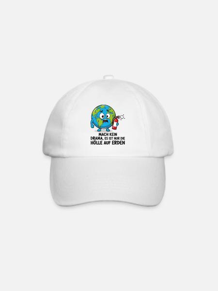 Hölle auf Erden - Baseballkappe - Weiß/Weiß