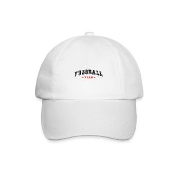 Fussball Team - Baseballkappe - Weiß/Weiß - Vorne