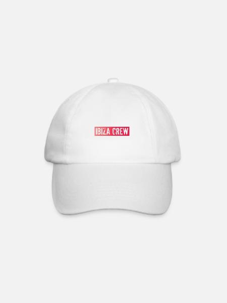 Ibiza Crew - Baseballkappe - Weiß/Weiß