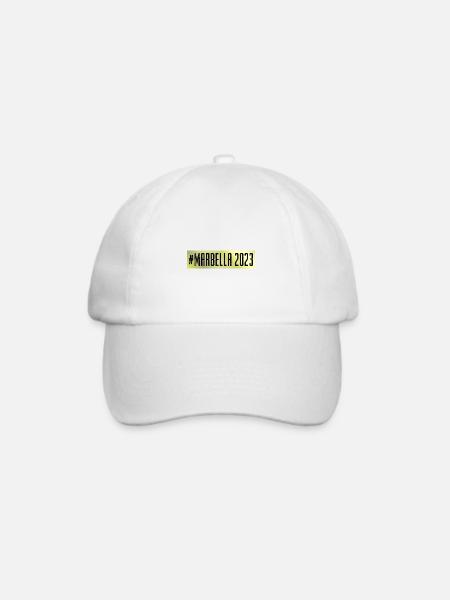 Marbella 2023 - Baseballkappe - Weiß/Weiß