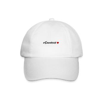 Einzelstück Herz - Baseballkappe - Weiß/Weiß - Vorne