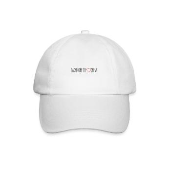 Bachelorette Crew Herz - Baseballkappe - Weiß/Weiß - Vorne